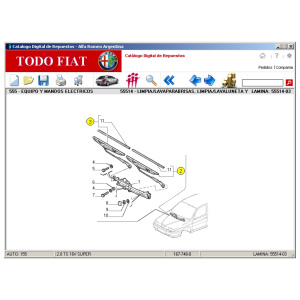3Escobilla y Brazo Limpiaparabrisas Kit Completo  Lado Derecho y Lado Izquierdo