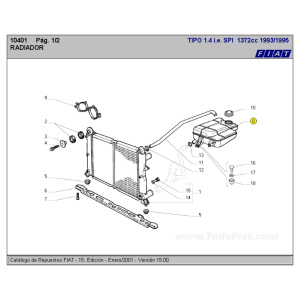Bidón Depósito Líquido Refrigerante